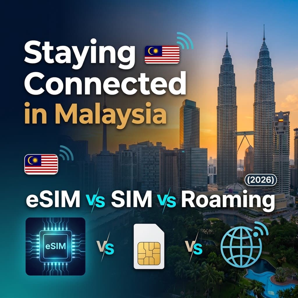 eSIM vs SIM Card vs Roaming in Malaysia: Which Is Cheapest in 2026?