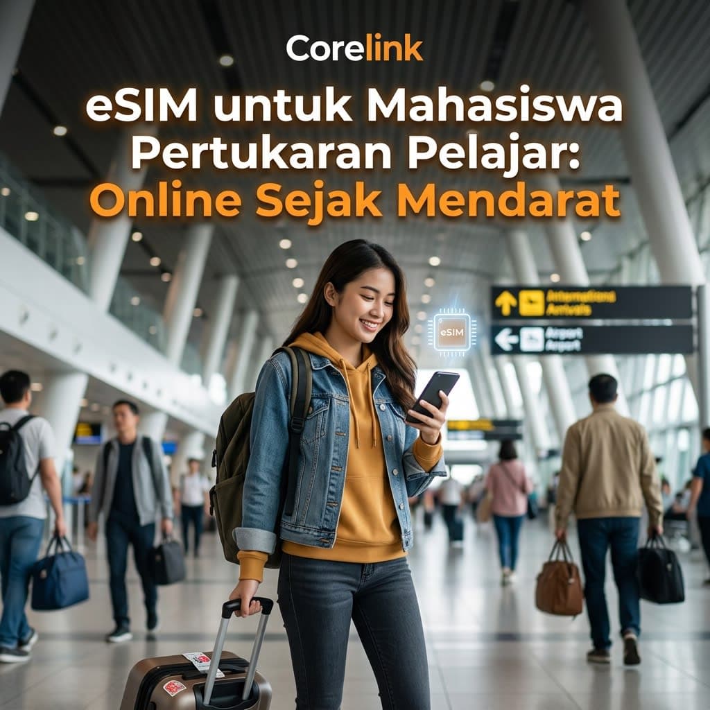 eSIM untuk Mahasiswa Pertukaran Pelajar: Online Sejak Mendarat Image