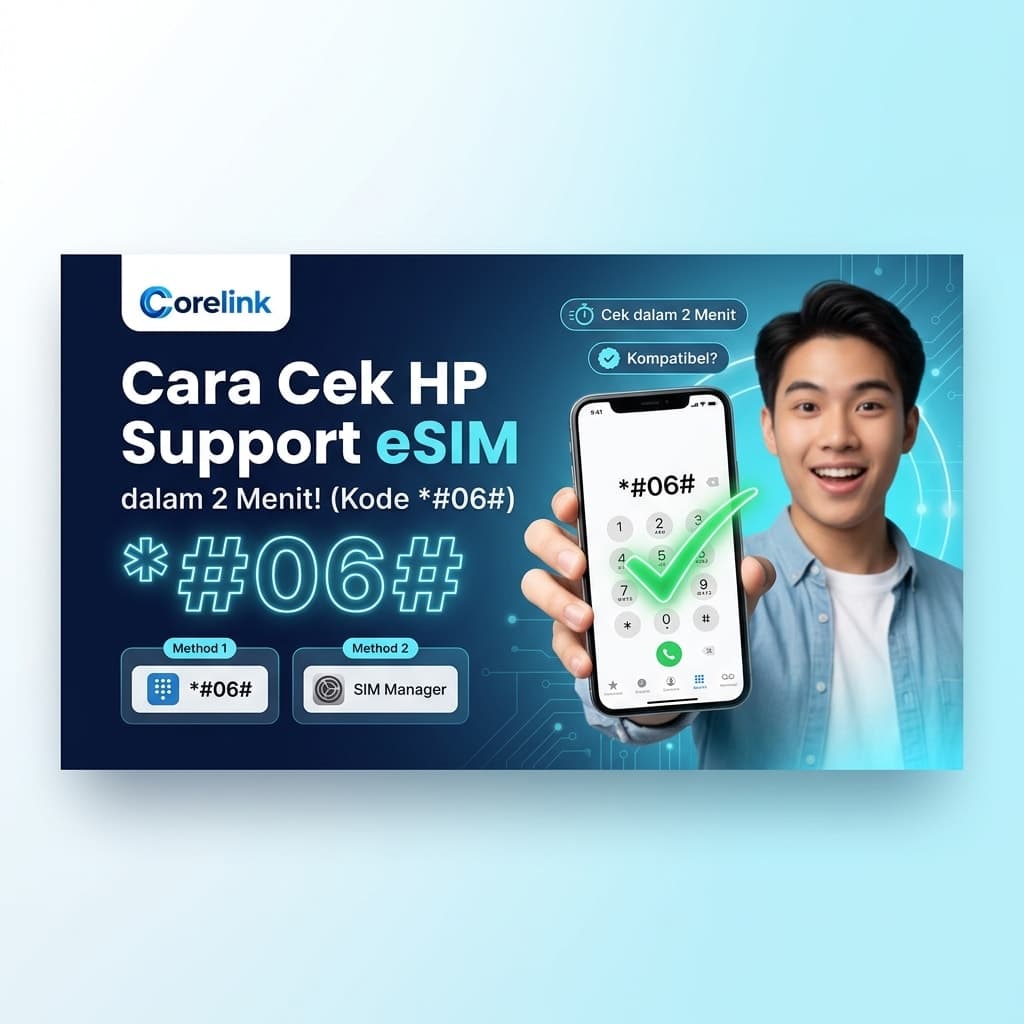 Cara Cek HP Support eSIM dalam 2 Menit (Kode *#06#) Image