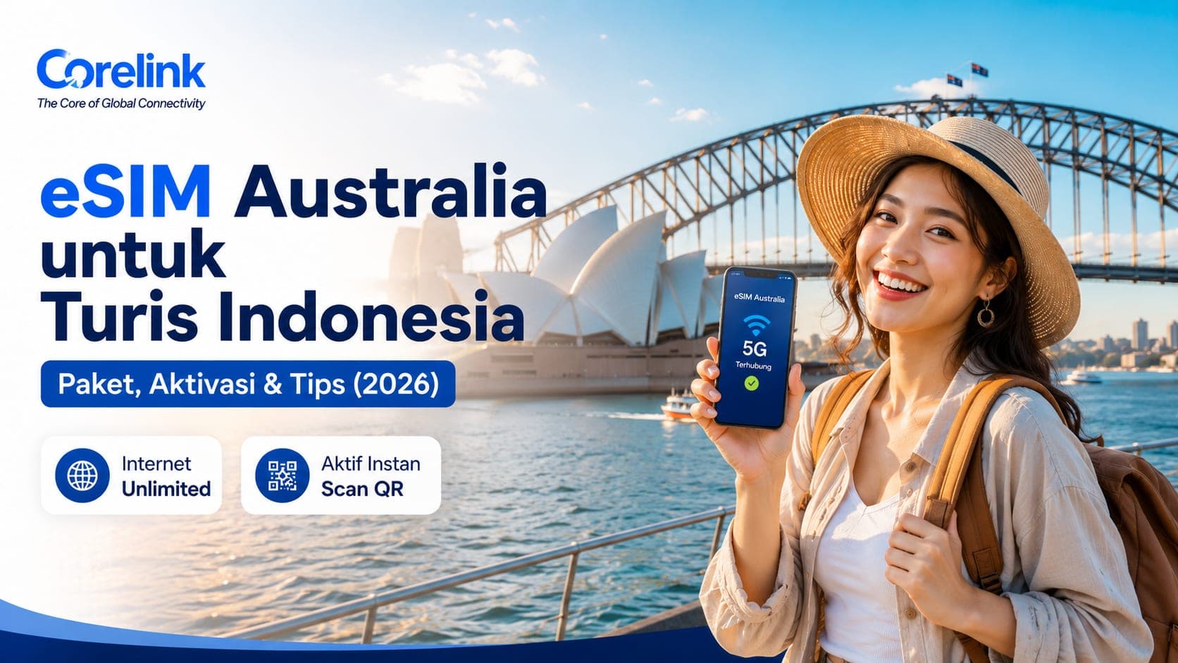 eSIM Australia untuk Turis Indonesia: Paket, Aktivasi & Tips 2026 Image