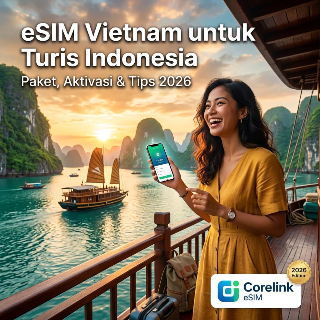 eSIM Vietnam untuk Turis Indonesia: Paket, Aktivasi & Tips 2026 Image