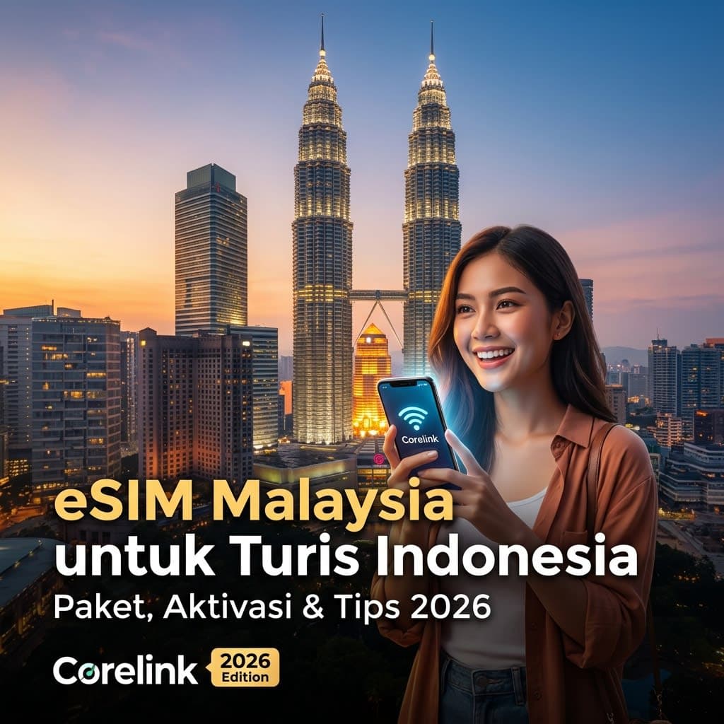 eSIM Malaysia untuk Turis Indonesia: Paket, Aktivasi & Tips 2026 Image