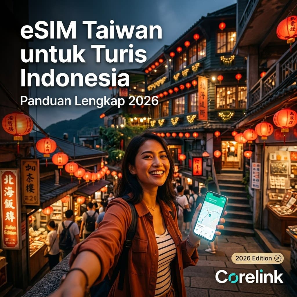 eSIM Taiwan untuk Turis Indonesia: Panduan Lengkap 2026 Image