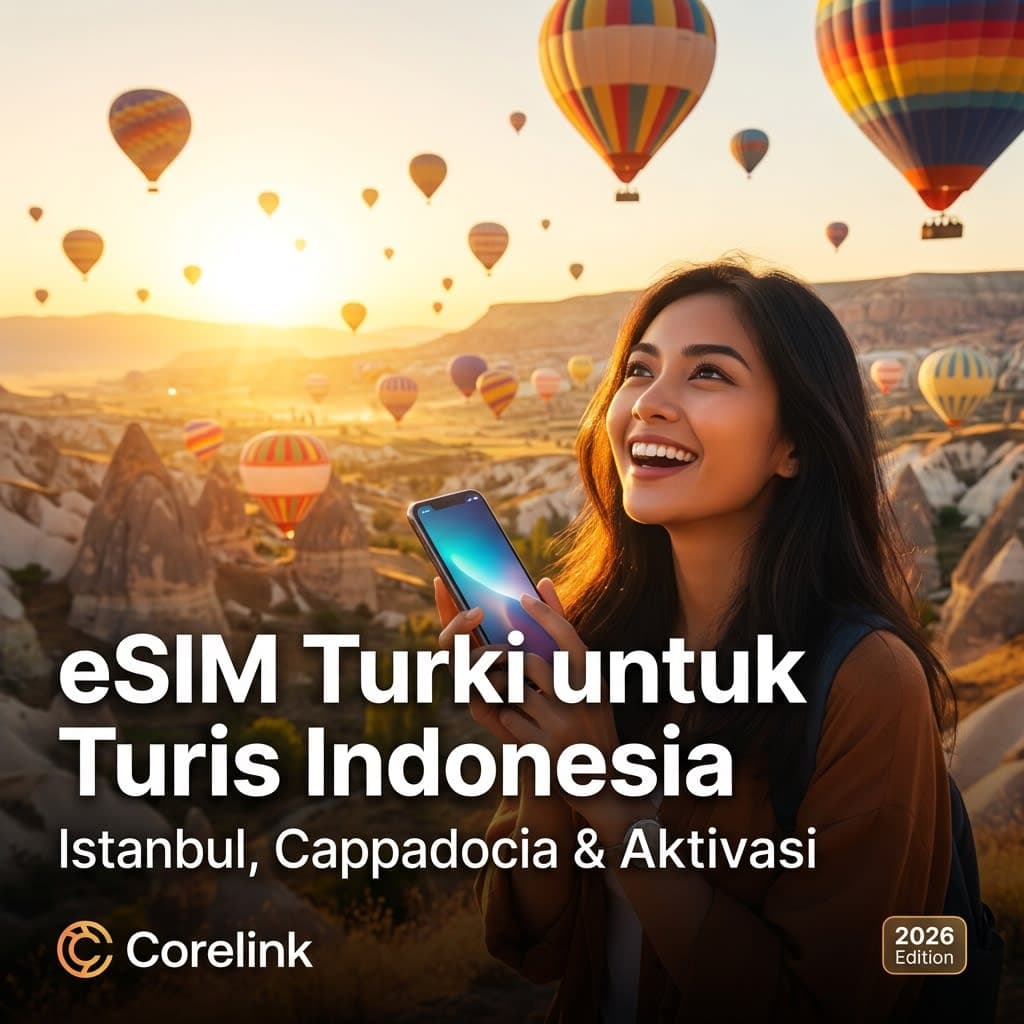 eSIM Turki untuk Turis Indonesia: Istanbul, Cappadocia & Aktivasi Image